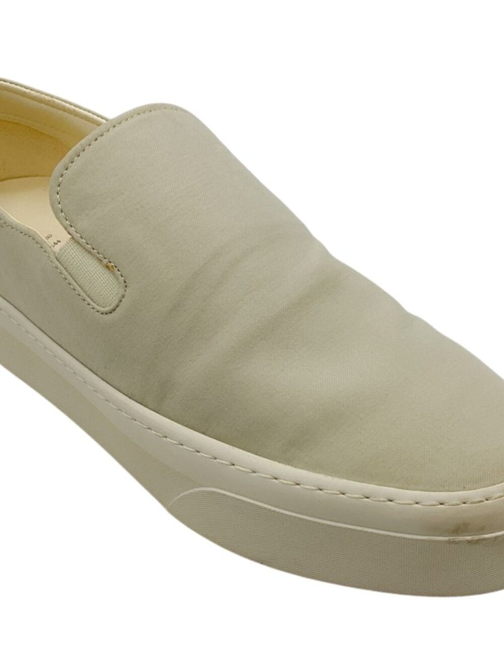 The Row Latte Canvas Marie H Slip On Sneakers